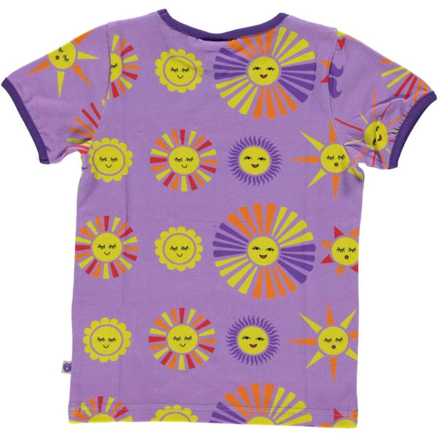 Småfolk - Sun Short Sleeved Top (Viola) (2-3 Years)