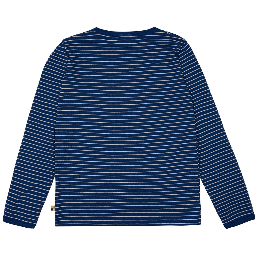 Loud + Proud - Ultramarine Long Sleeved Striped Top